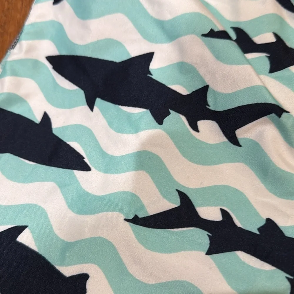Gymboree boys bundle of swim trunks, sharks, fish, octopus size large (10-12)